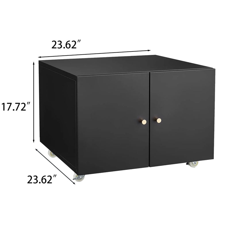 Office Furniture Copier Cabinet 2 Door Steel Copier Stand Mobile Pedestal File Printer Stand by HouseOfZazla
