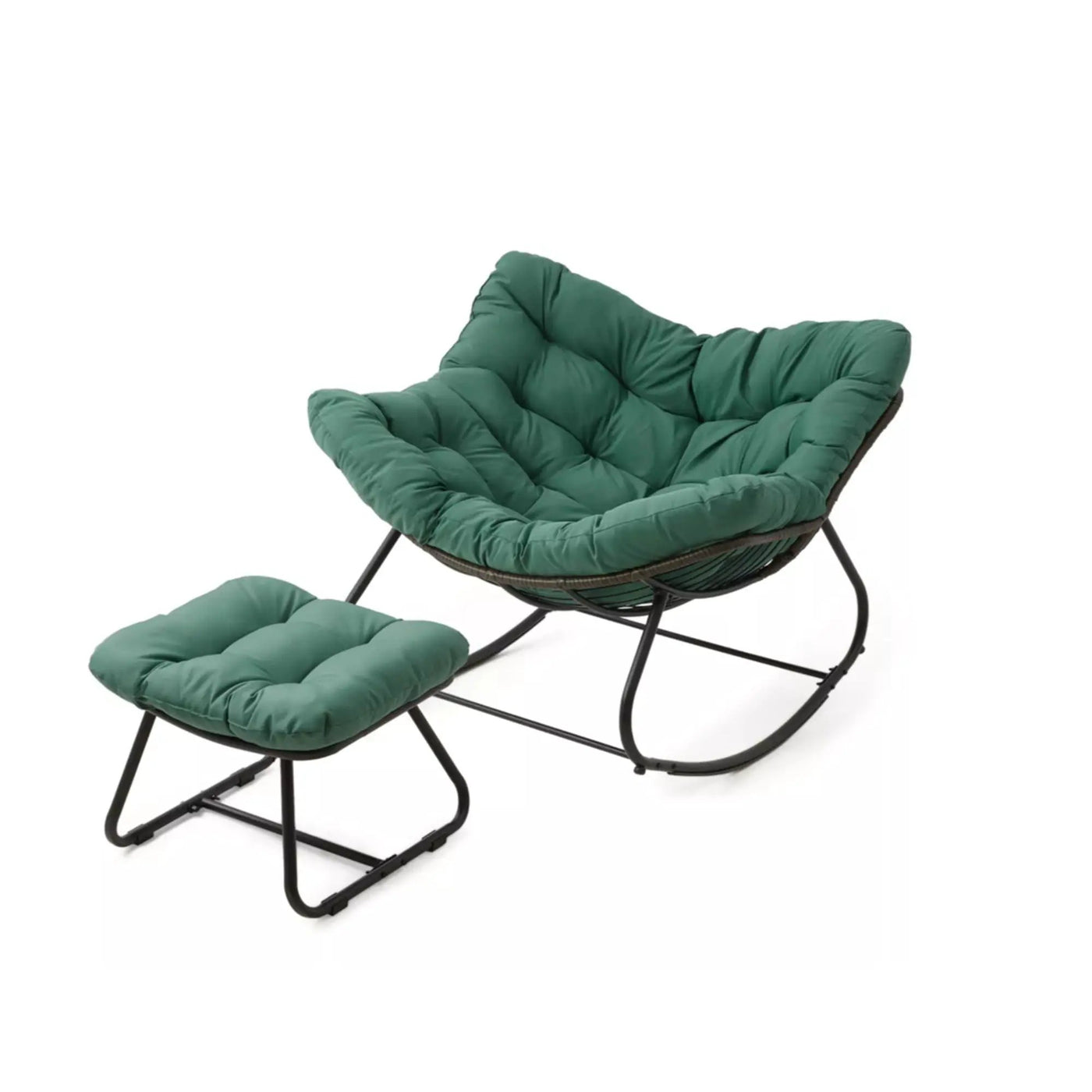 Egg Rocking Chair With Ottoman by HouseOfZazla