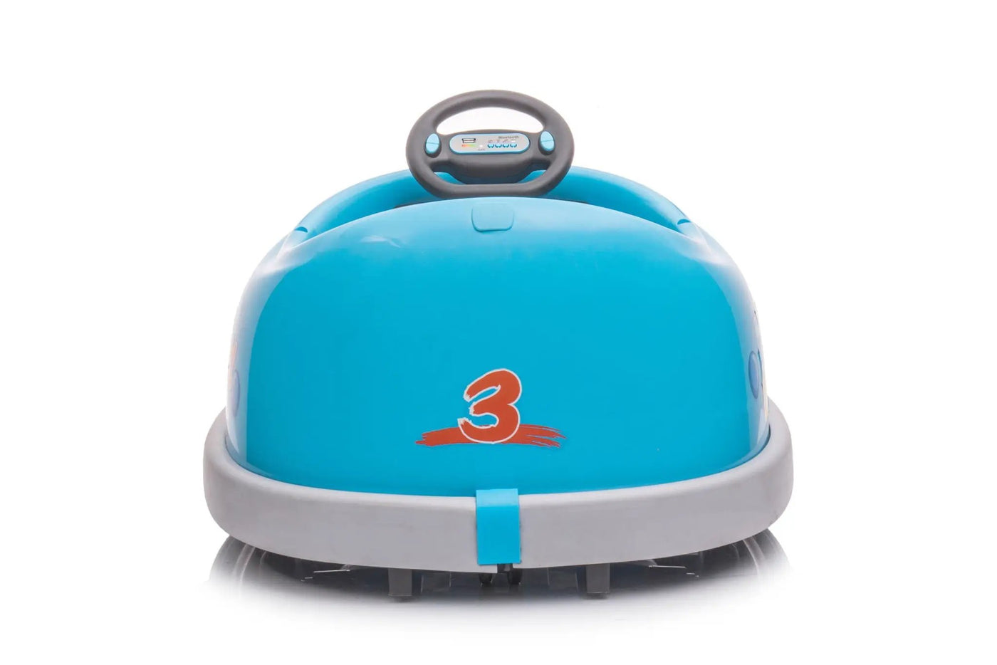 Bumper Car For Kids, 12V Dual Drive 1-6 Years Old Children's Electric Car With Pushrod Dinner Plate USB Bt Music Rocking Horse Mode Anti-Collision Bumper Ride On Car by HouseOfZazla