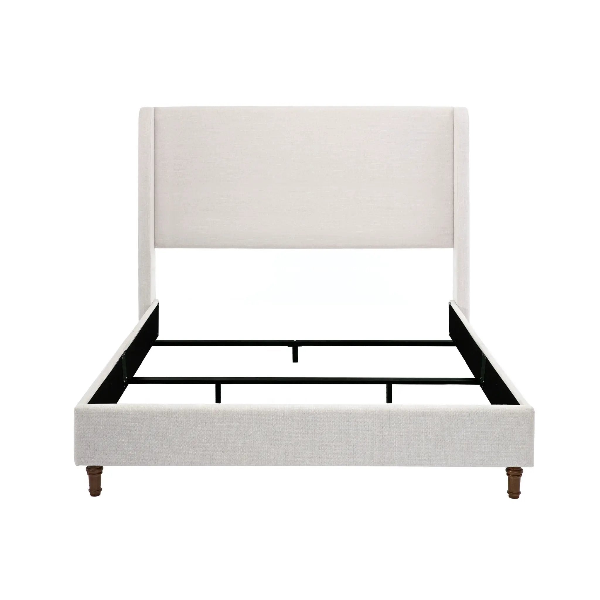Hayden - Upholstered Wingback Bed With Tall Headboard by HouseOfZazla