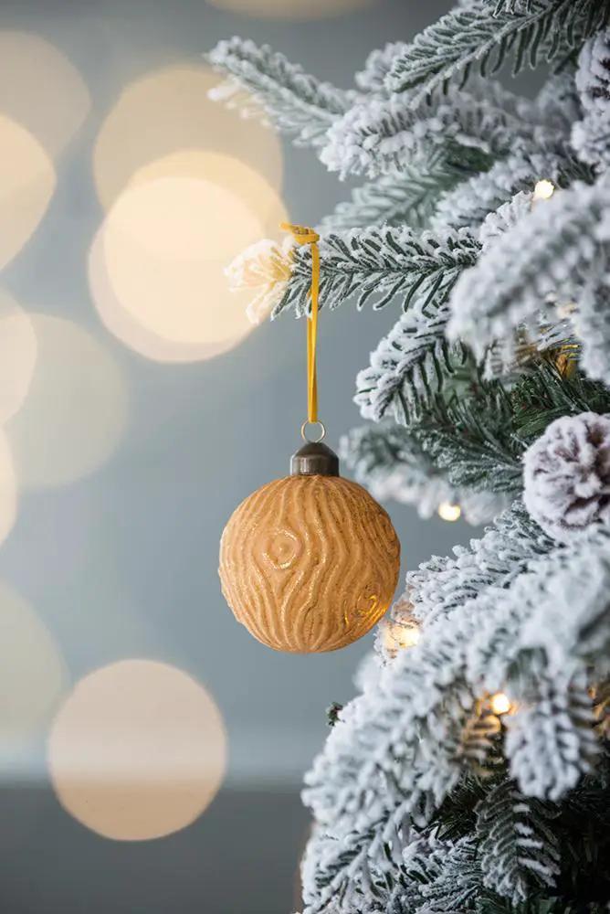 Christmas Ball Glass Decorative Hanging Ball Christmas Tree Ornaments For Holiday Party Decorations by HouseOfZazla