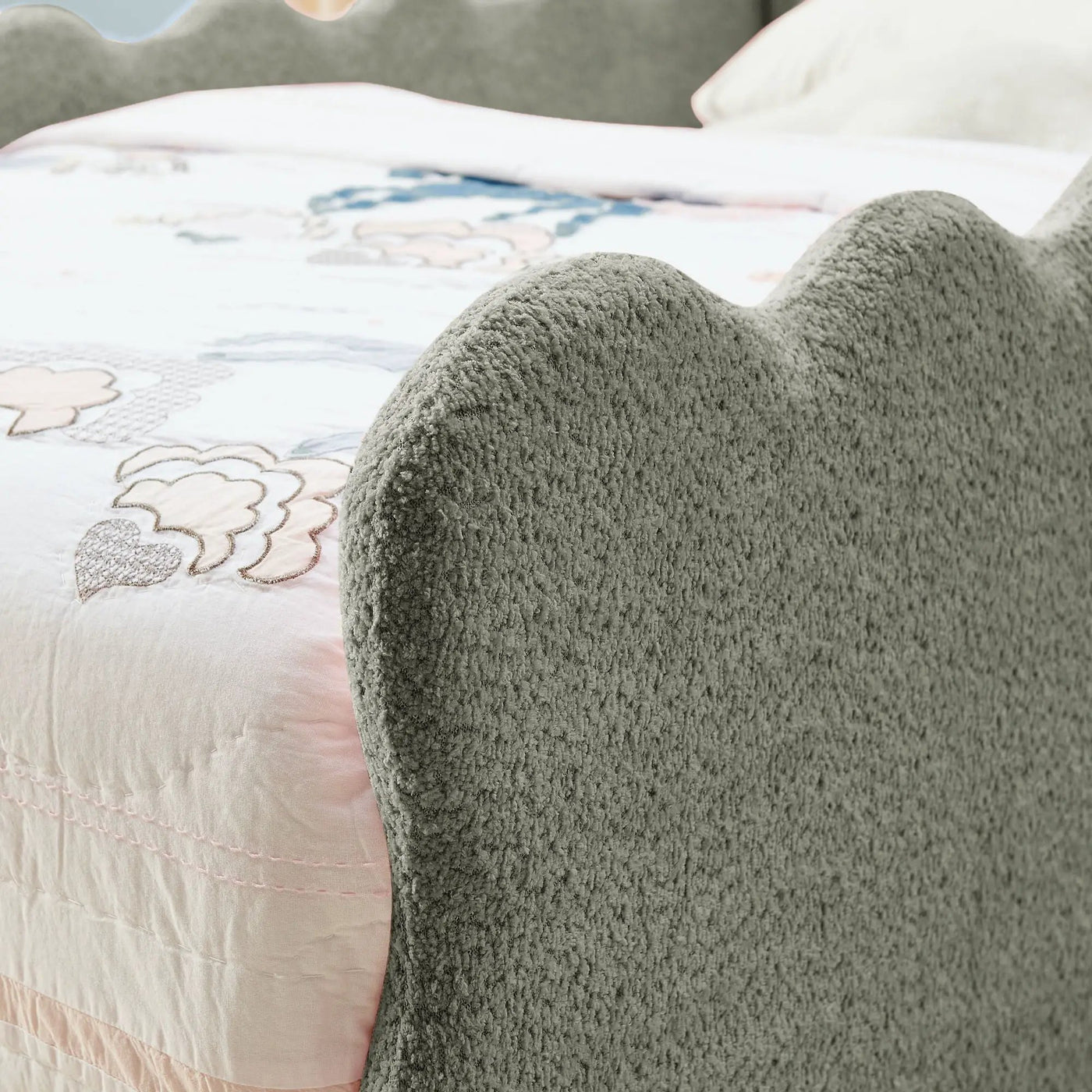 Cute Dinosaur Shaped Bed With Safety Guardrail, Toddler Frame by HouseOfZazla