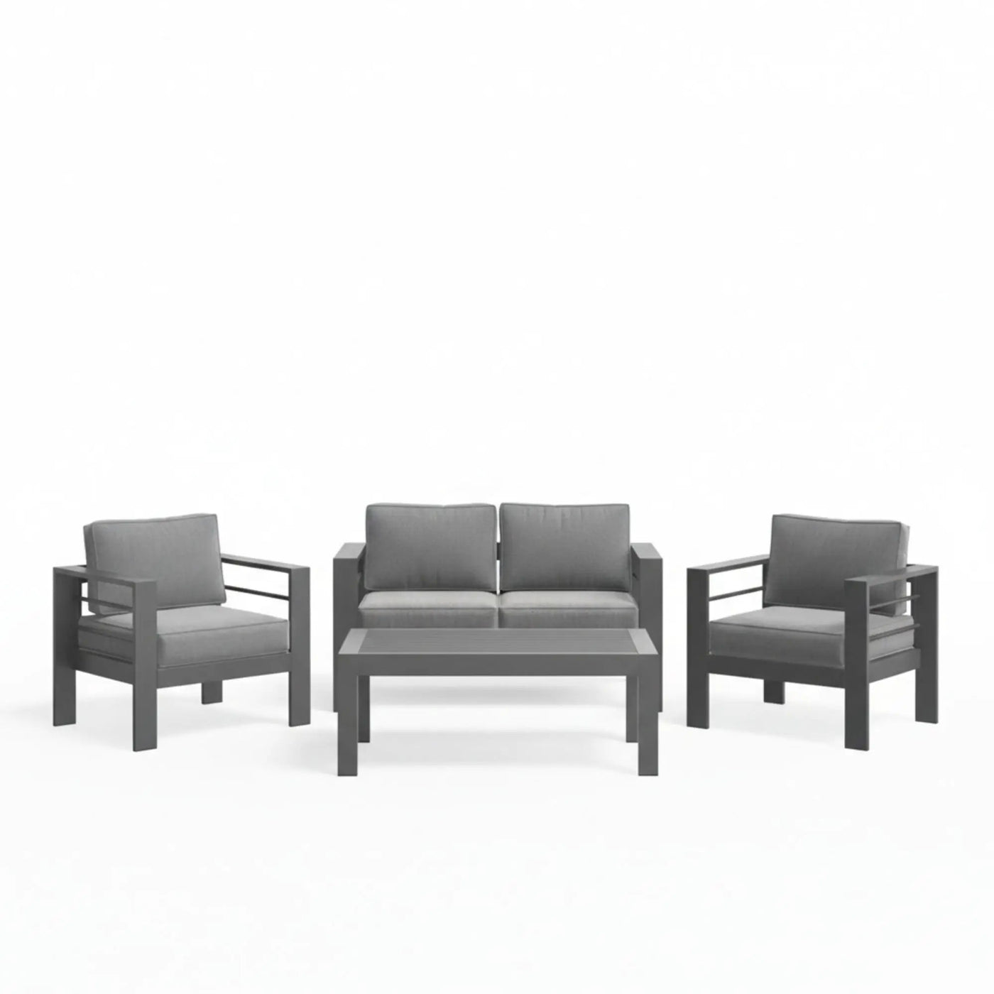 Outdoor Patio Set, All-Weather With Thick Cushions by HouseOfZazla