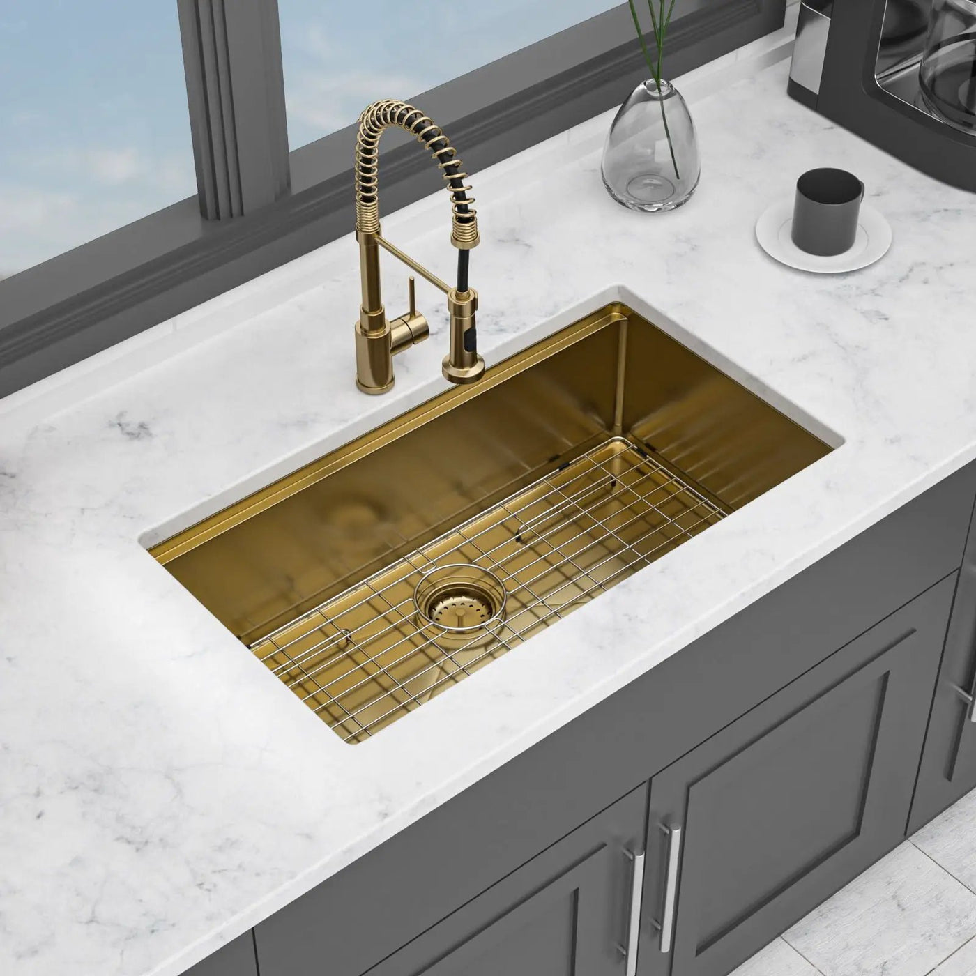 Stainless Steel Undermount Kitchen Sink With Workstation by HouseOfZazla