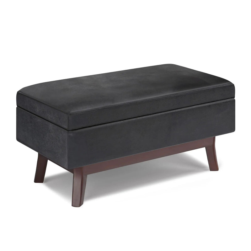 Owen - Upholstered Rectangular Storage Ottoman by HouseOfZazla