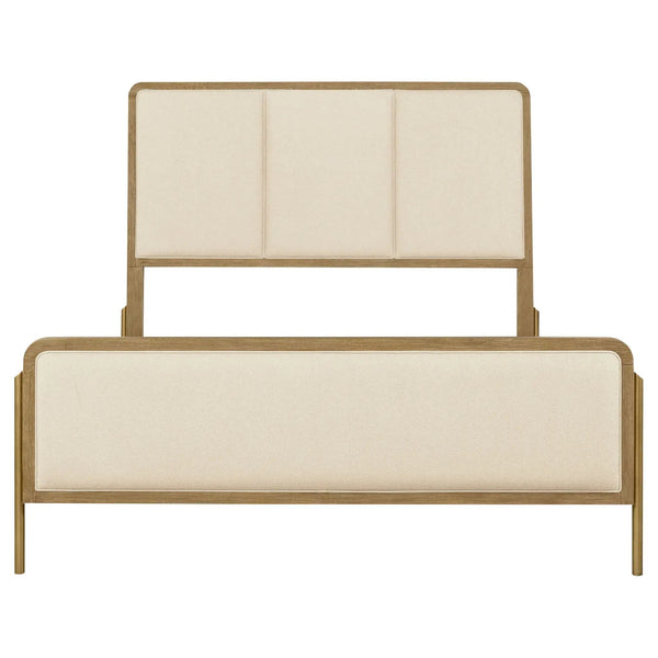 Arini 56-inch Queen Panel Bed Cream and Sand Wash, photo 2 of 7
