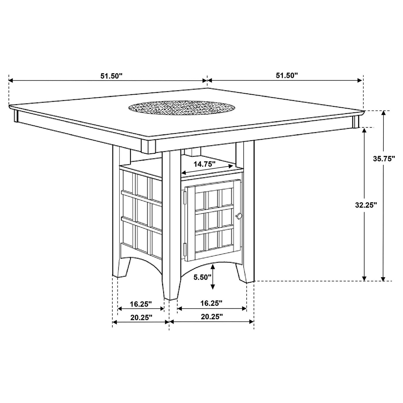 Tolland - Dining Set With Built In Storage by HouseOfZazla