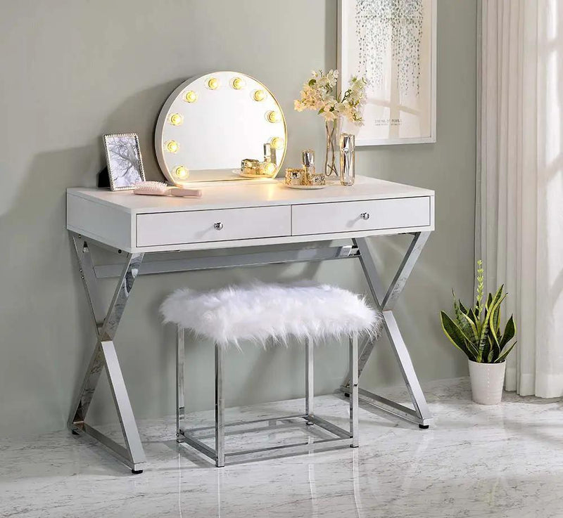 Alma - Accent Mirror - White by Unique Piece Furniture