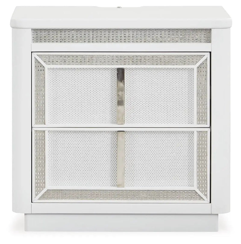 Chalanna - Two Drawer Night Stand - White by Unique Piece Furniture