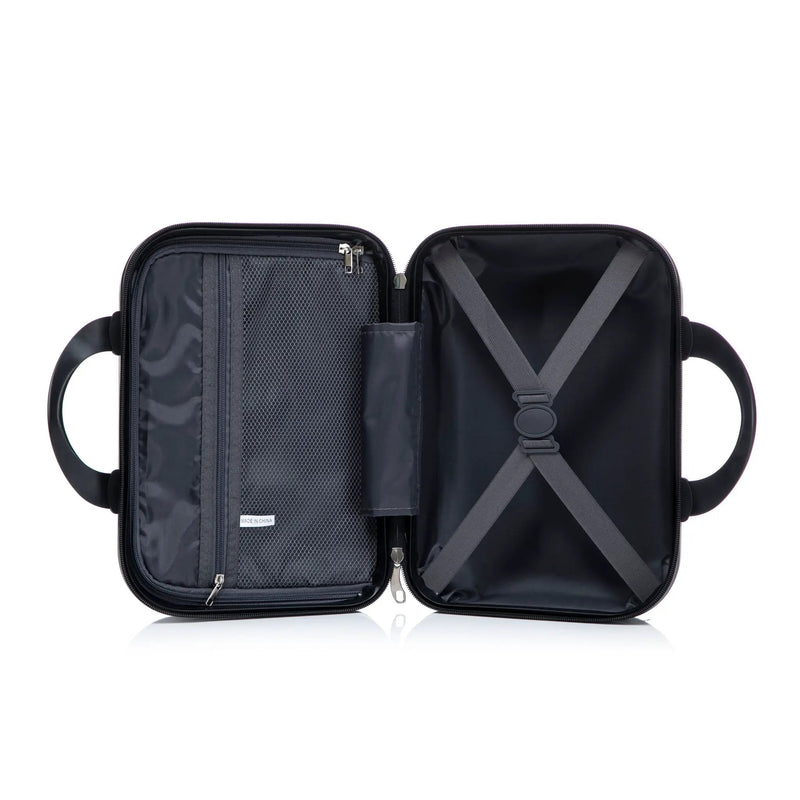14' & 20' ABS Spinner Wheel Luggage Set with Cosmetic Case by HouseOfZazla