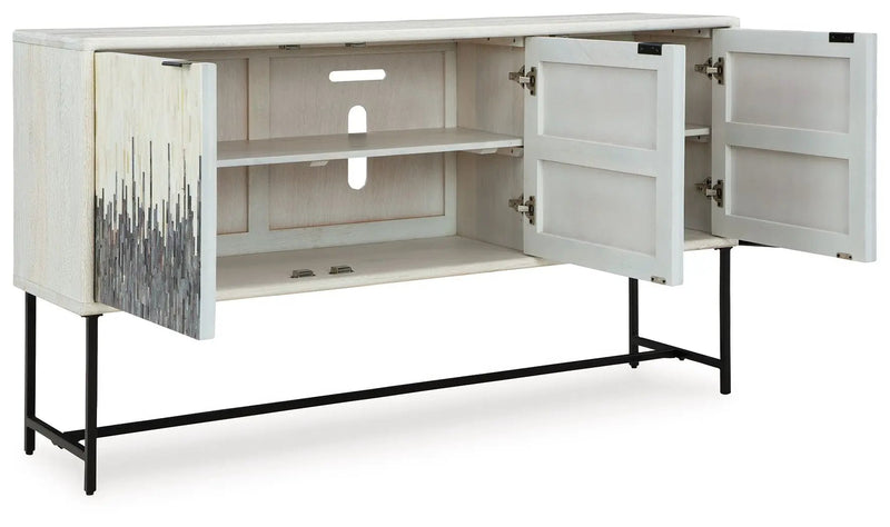 Freyton - Accent Cabinet - White / Gray by Unique Piece Furniture