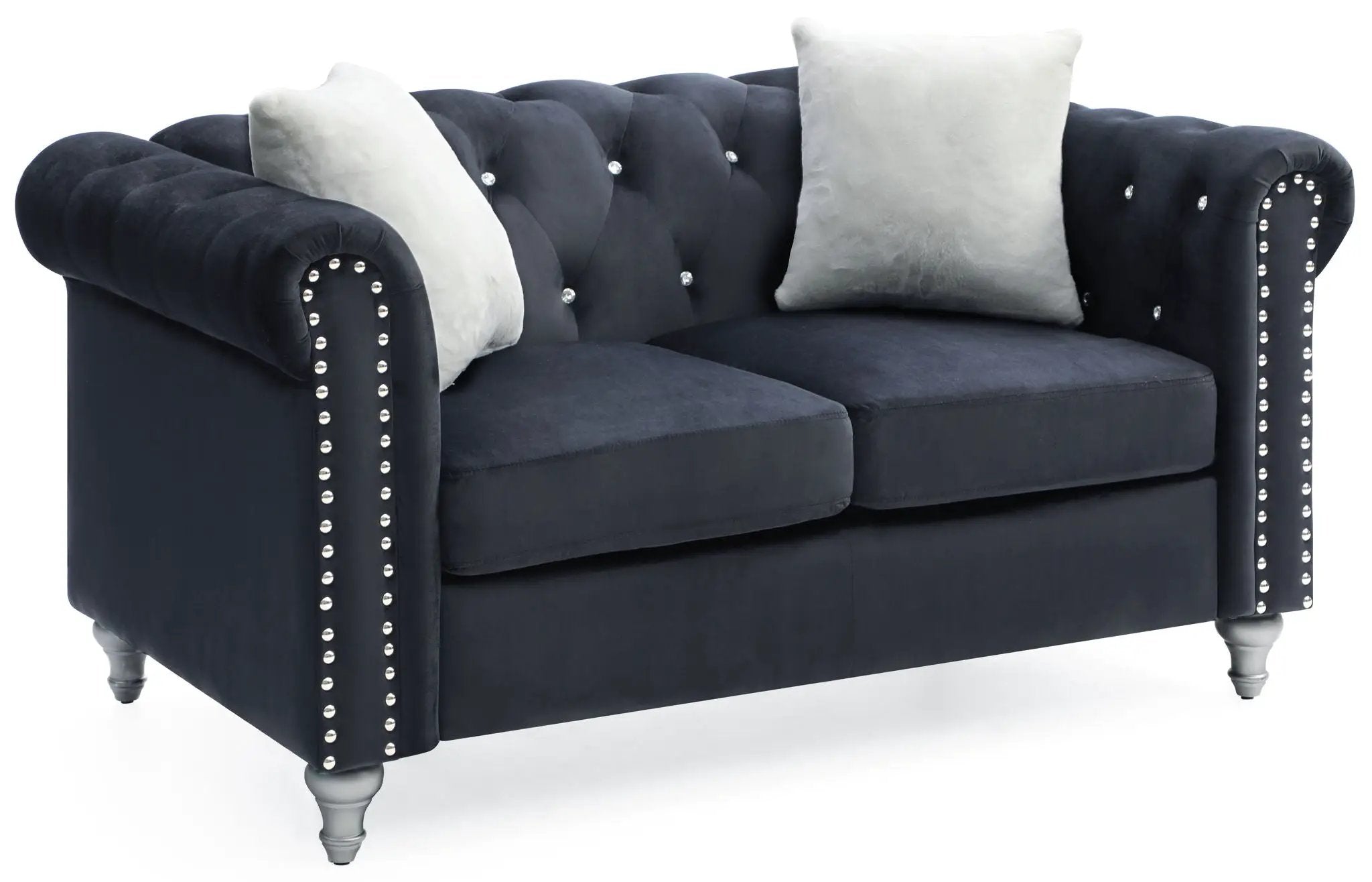 Stylish Contemporary Loveseat by Unique Piece Furniture