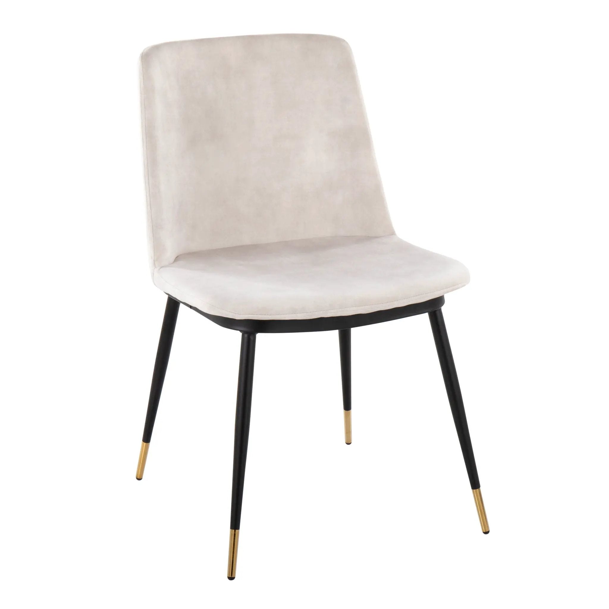 Wanda - Contemporary Chair (Set of 2) - Black / Beige by Unique Piece Furniture