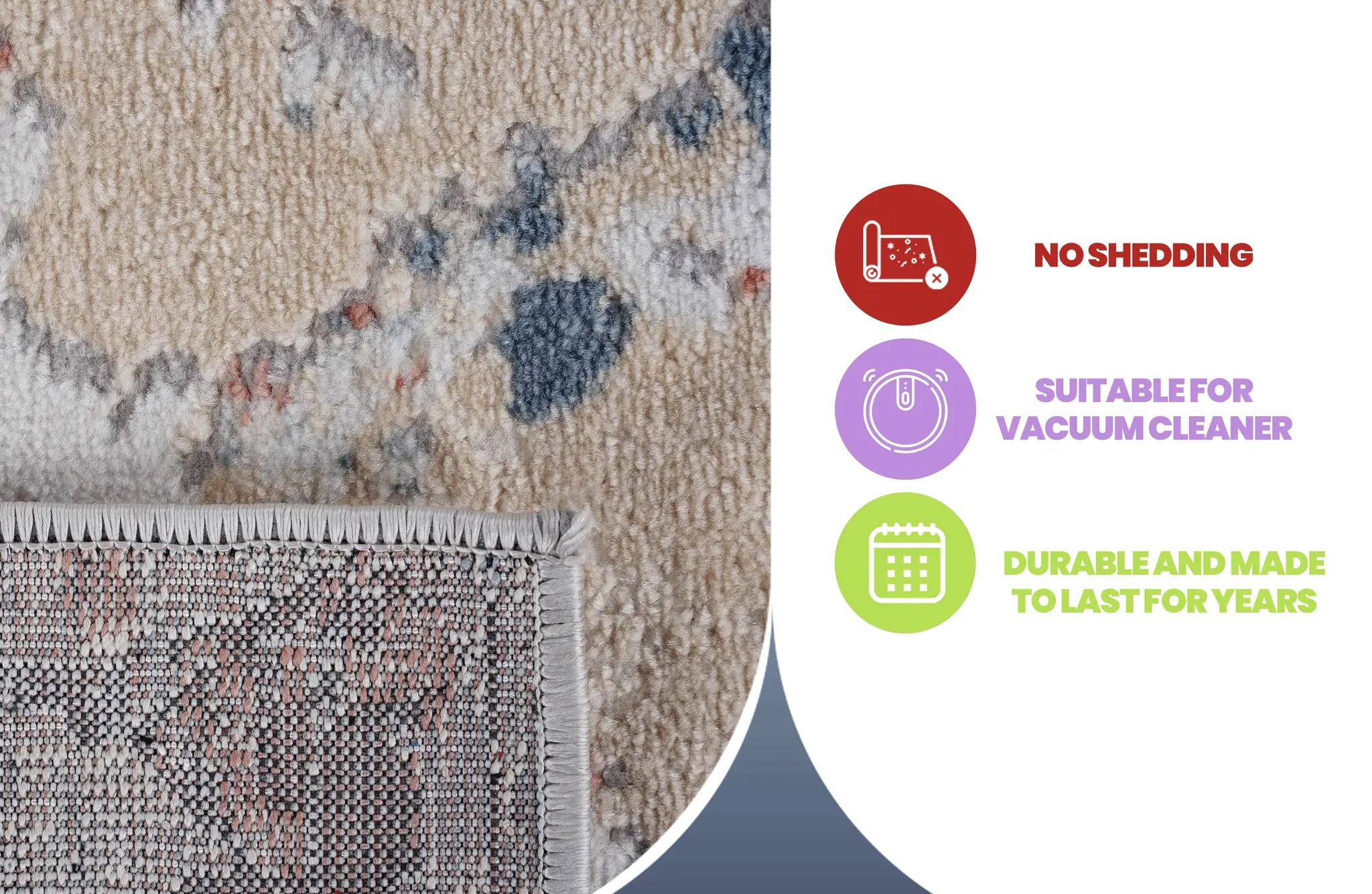 Marfi Collection 2.X3. Area Rugs by HouseOfZazla