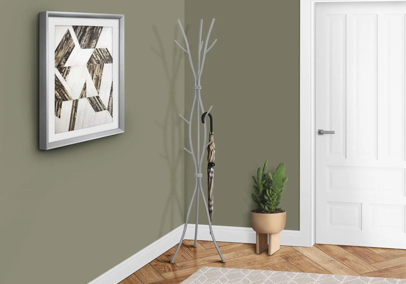 Freestanding Coat Rack Hall Tree with 11 Hooks by HouseOfZazla