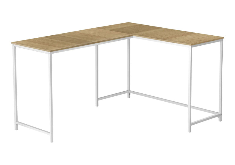 L-Shaped Corner Computer Desk with Contemporary Marble Look by HouseOfZazla