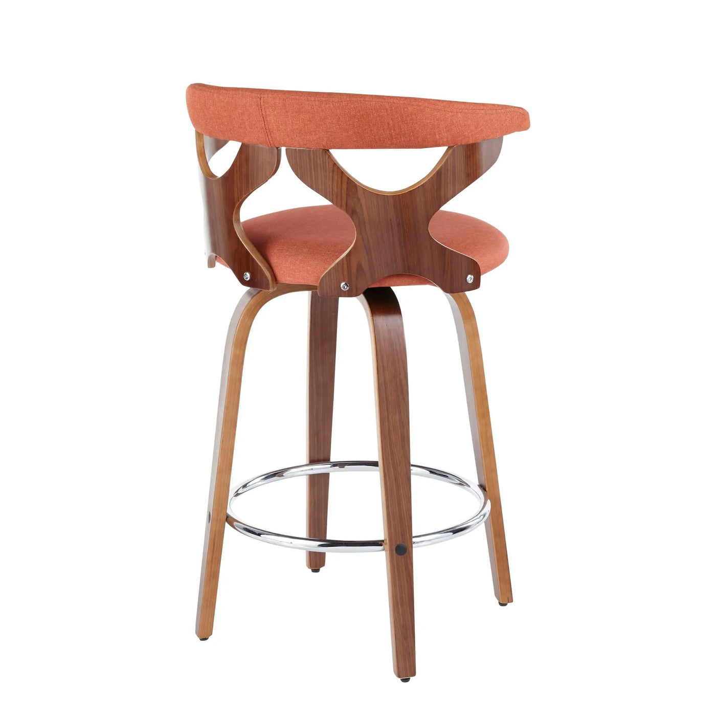Gardenia - Mid Century Modern Fixed Height Counter Stool With Swivel (Set of 2) by HouseOfZazla