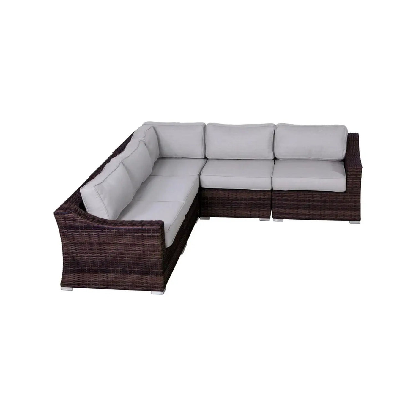 Outdoor Wicker Sofa Seating Group With Cushions by HouseOfZazla