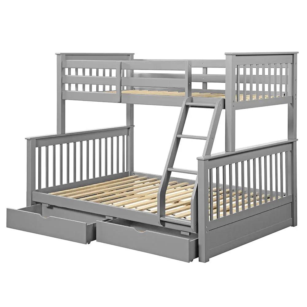 Haley II - Twin Over Full Bunk Bed With Storage by Unique Piece Furniture