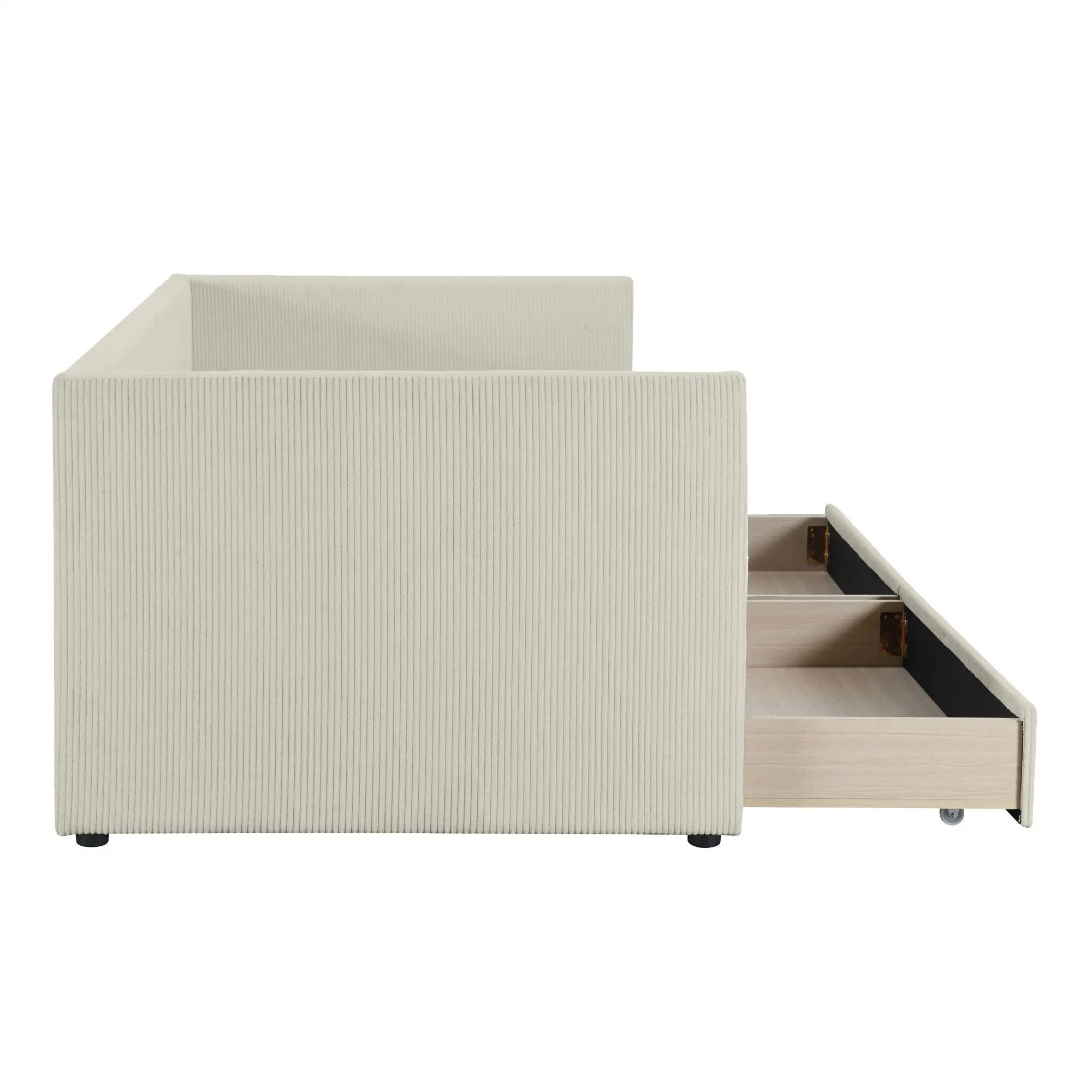 Daybed With Two Drawers And Wood Slat by Unique Piece Furniture