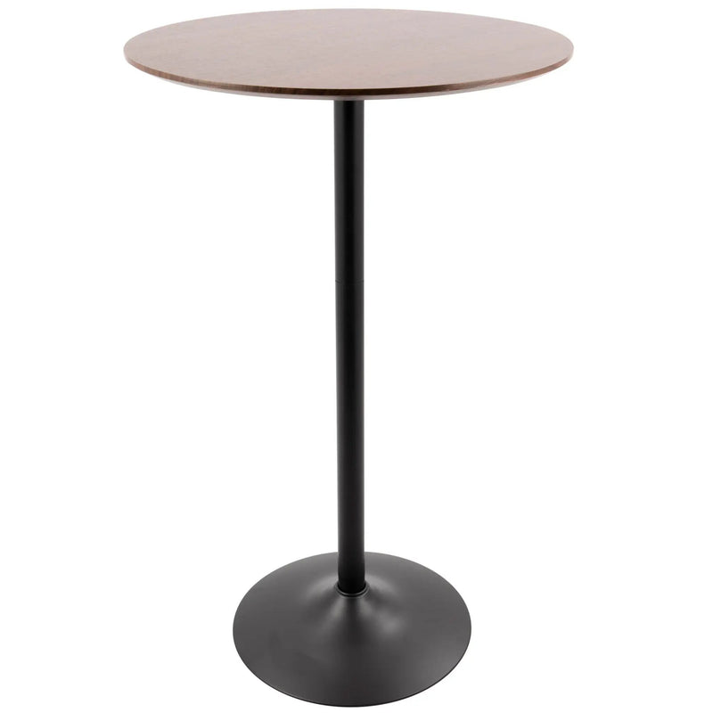 Pebble - Mid Century Modern Table Adjusts From Dining To Bar by Unique Piece Furniture