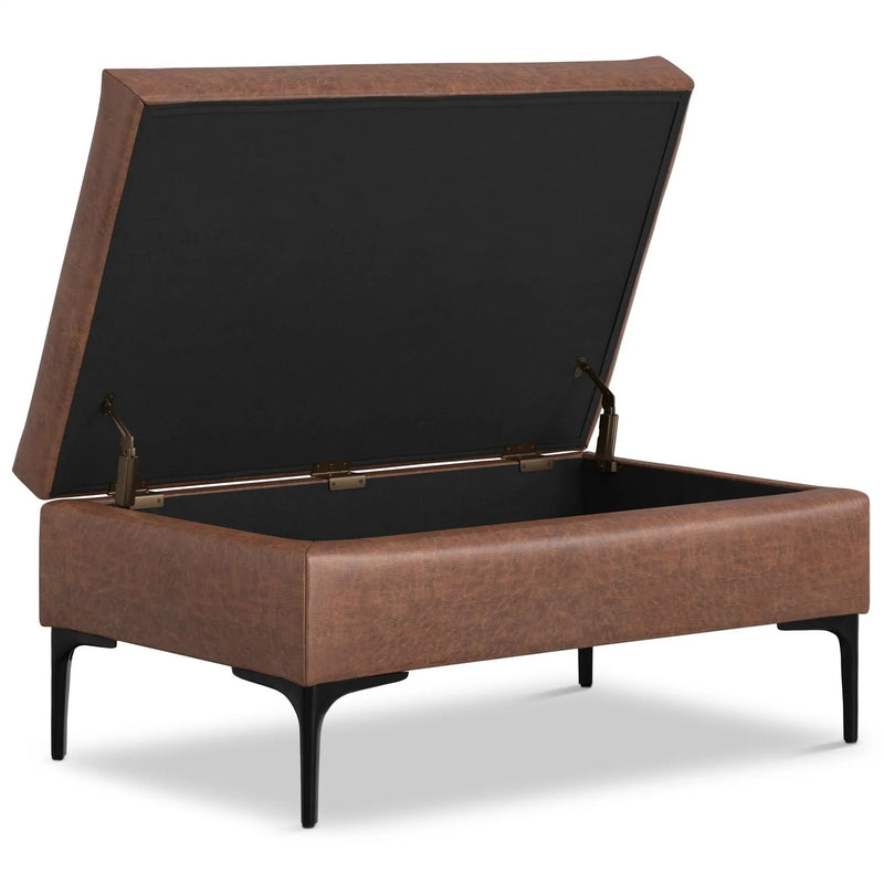 Rebecca - Multifunctional Coffee Table Storage Ottoman With Lift Up Lid by Unique Piece Furniture