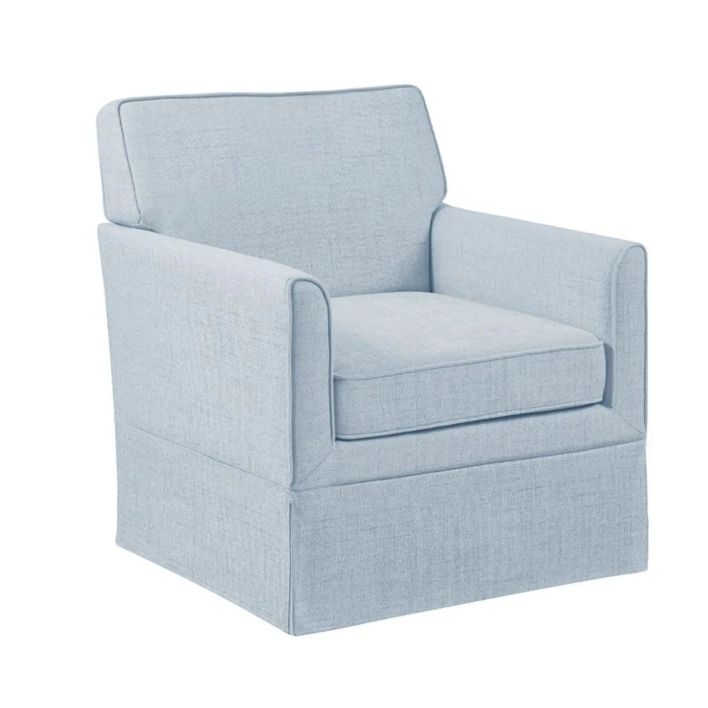 Timeless - Accent Armchair With Classic Track Arm Silhouette And Skirted Base by HouseOfZazla