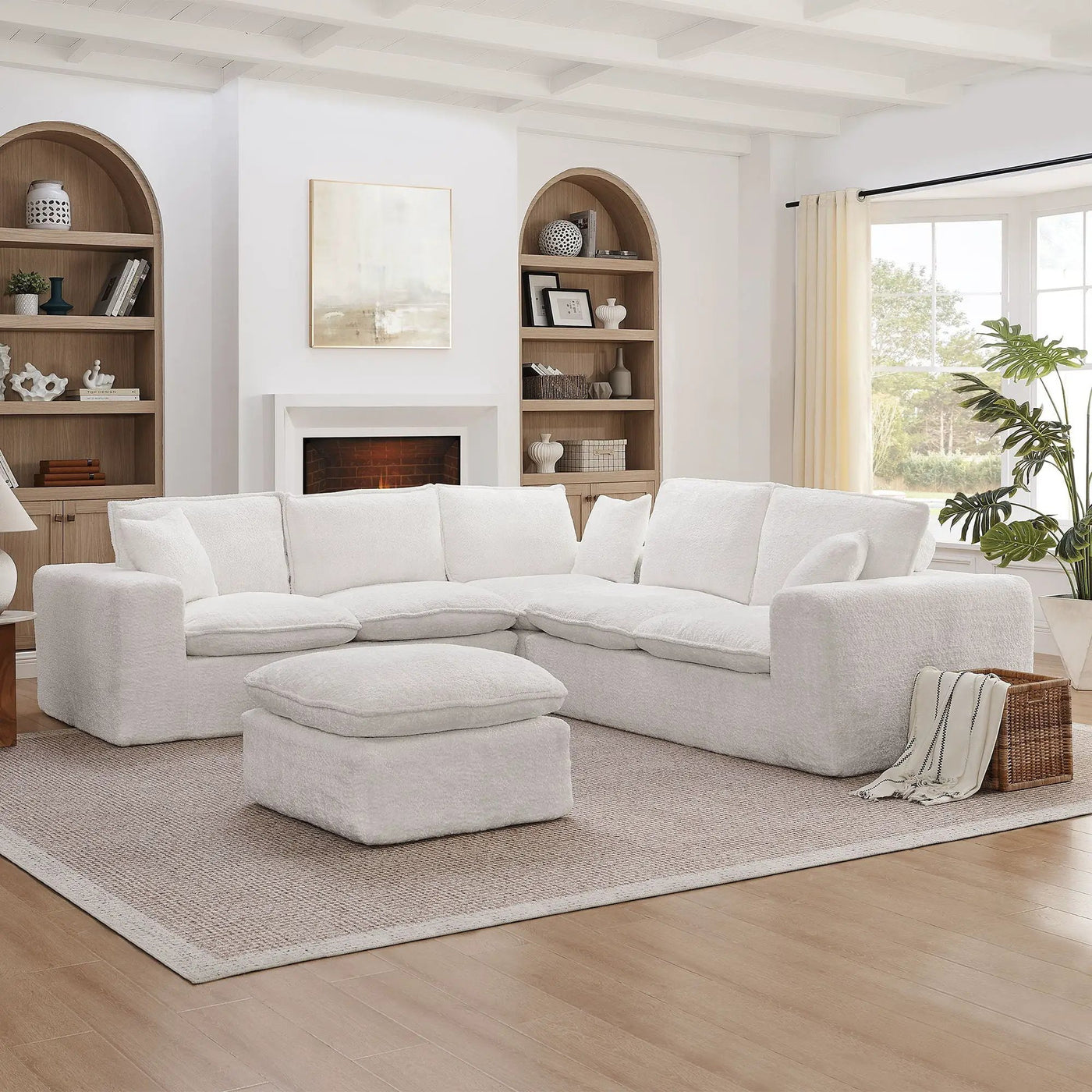 Sectional Sofa With Moveable Ottoman by HouseOfZazla