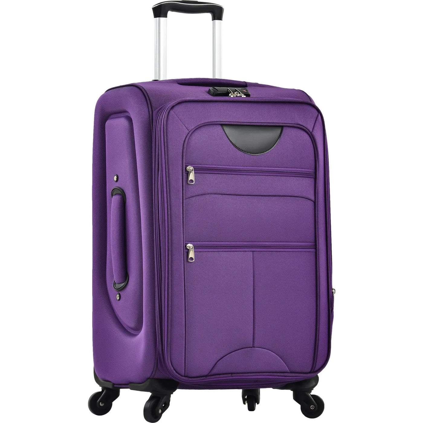 Softside Luggage Expandable 3 Piece Set Suitcase Upright Spinner Softshell Lightweight Luggage Travel Set by HouseOfZazla