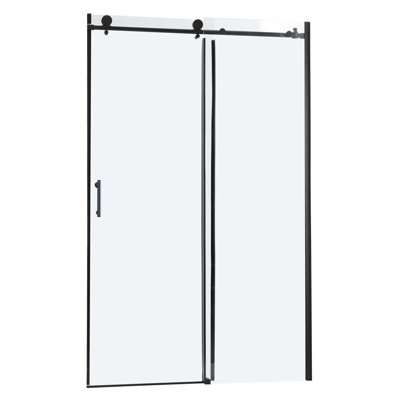 Single Sliding Bypass Shower Door Enclosure With Tempered Glass by HouseOfZazla