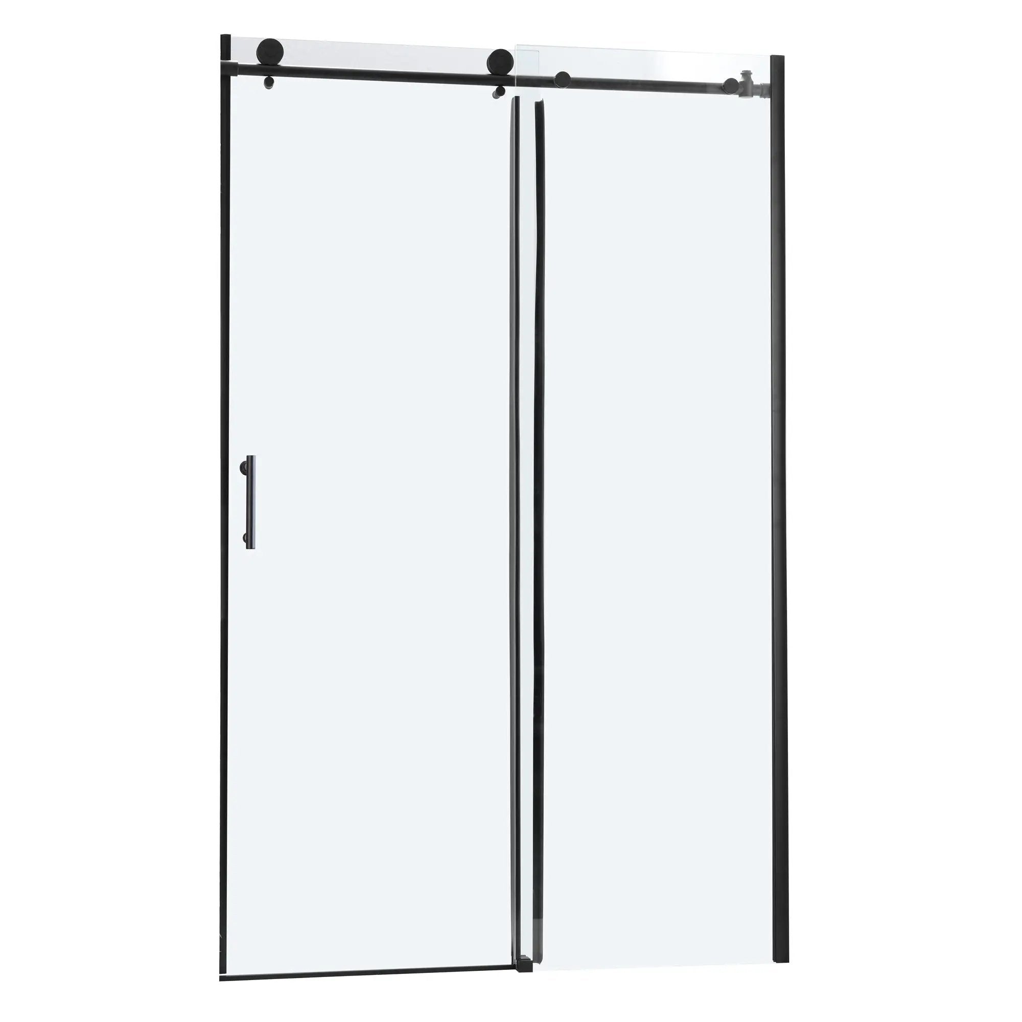 Single Sliding Bypass Shower Door Enclosure With Tempered Glass by HouseOfZazla