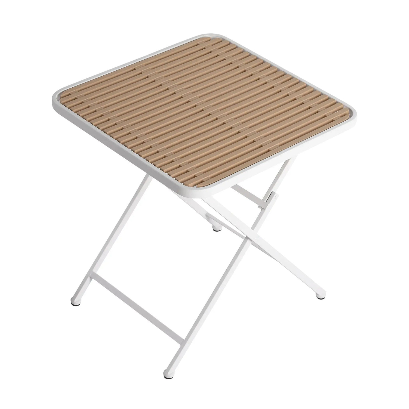 4 Piece Set Of Modern Designed Single Chairs With Folding Square Table by HouseOfZazla