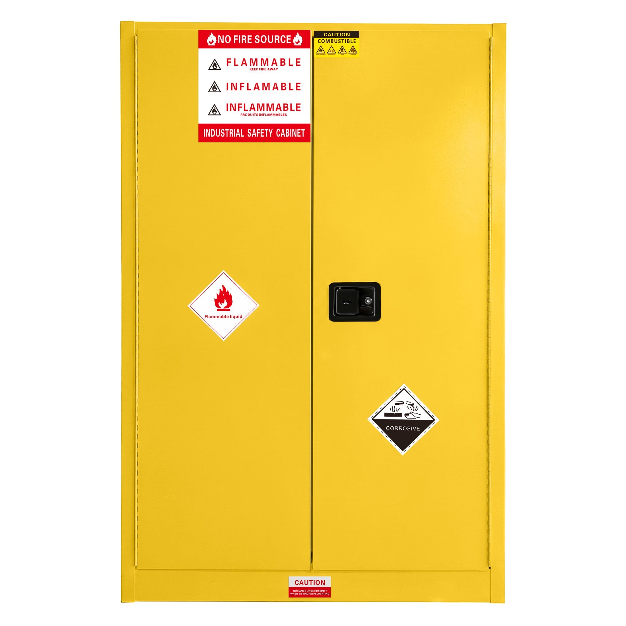 90 Gal Flammable Safety Cabinet, 43"W x 34"D x 65"H by HouseOfZazla