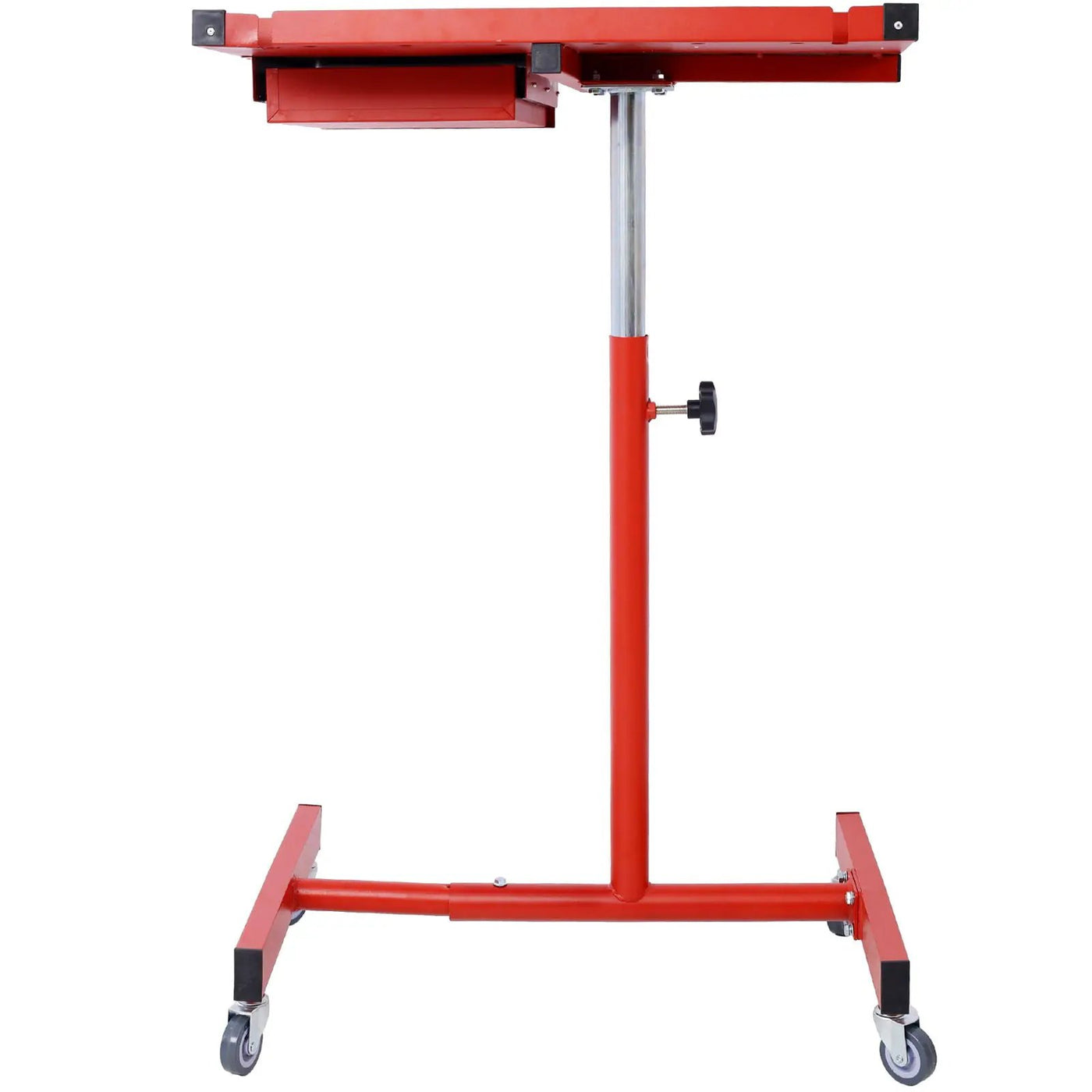 Adjustable Tear Down Work Table With Drawer For Garages, Repair Shops, And Diy, Portable, (4) 2.5" Swivel Casters, 220 Pound Capacity, Rubber Corners, Heavy Duty Steel by HouseOfZazla