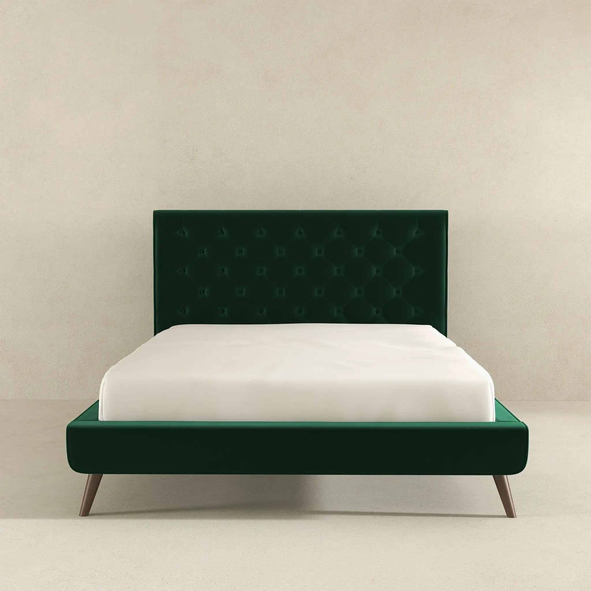 Dillon - Mid-Century Modern Platform Bed by HouseOfZazla