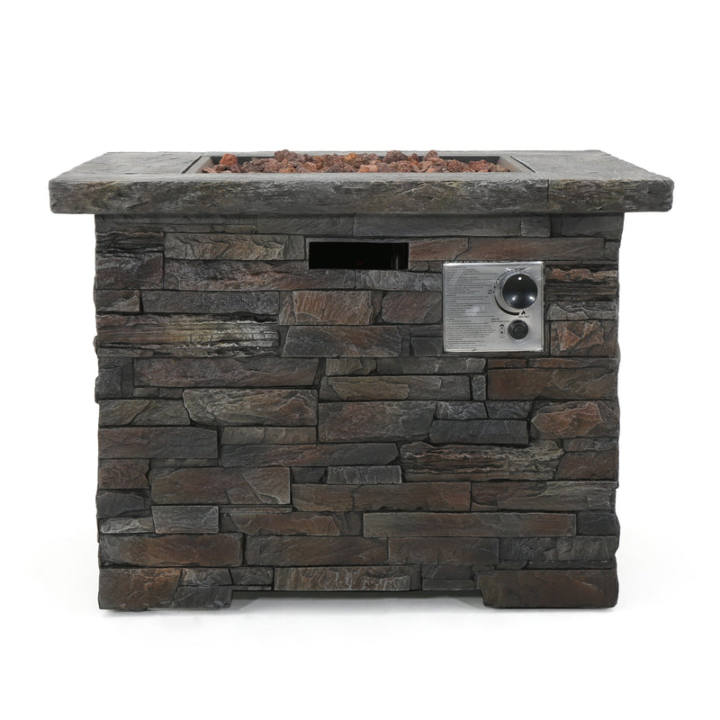 33' SQUARE MGO FIRE PIT - 40000 BTU. by HouseOfZazla