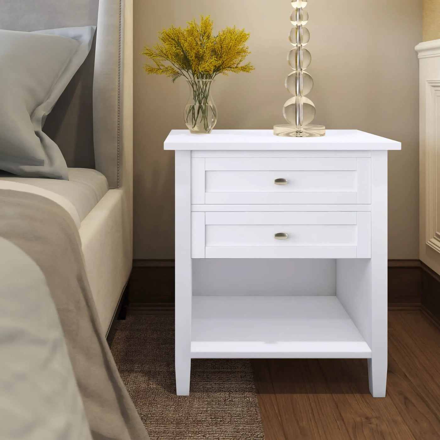 Warm Shaker - Handcrafted Bedside Table by HouseOfZazla
