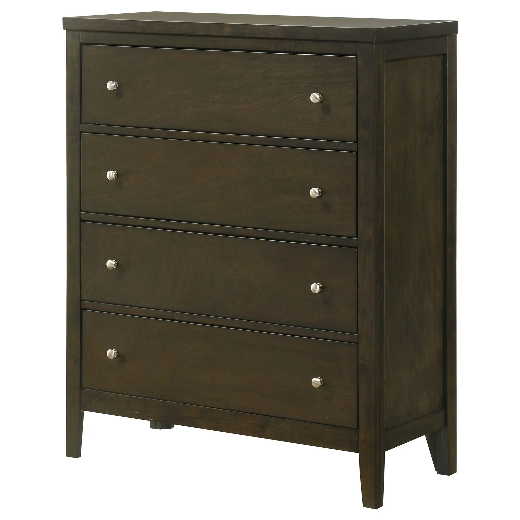 Wilkes 4-drawer Chest of Drawers Dark Cocoa by Unique Piece Furniture