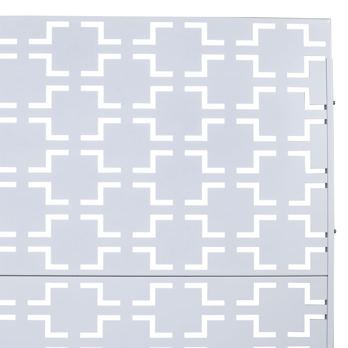 Black Metal Room Divider Privacy Screen with Rust-Resistant Finish, photo 5 of 40