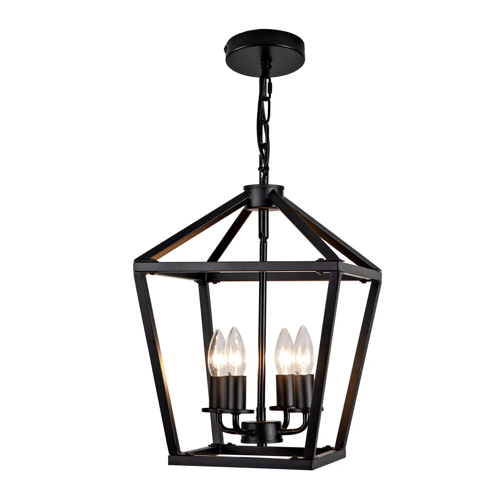 Farmhouse Lantern Chandelier 4-Light by HouseOfZazla