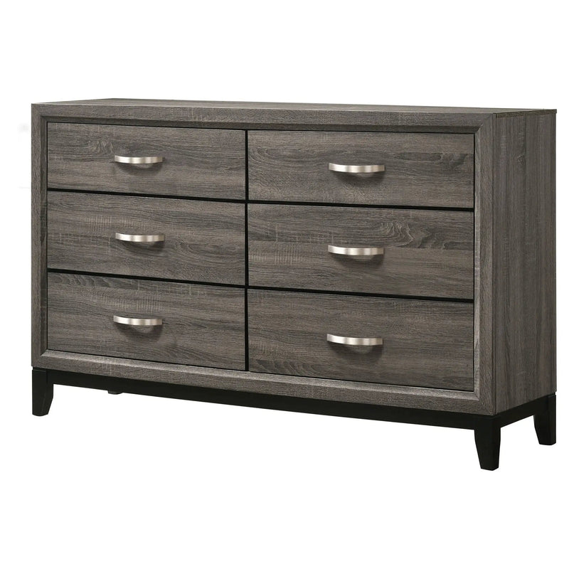 Watson 6-drawer Dresser Grey Oak by Unique Piece Furniture