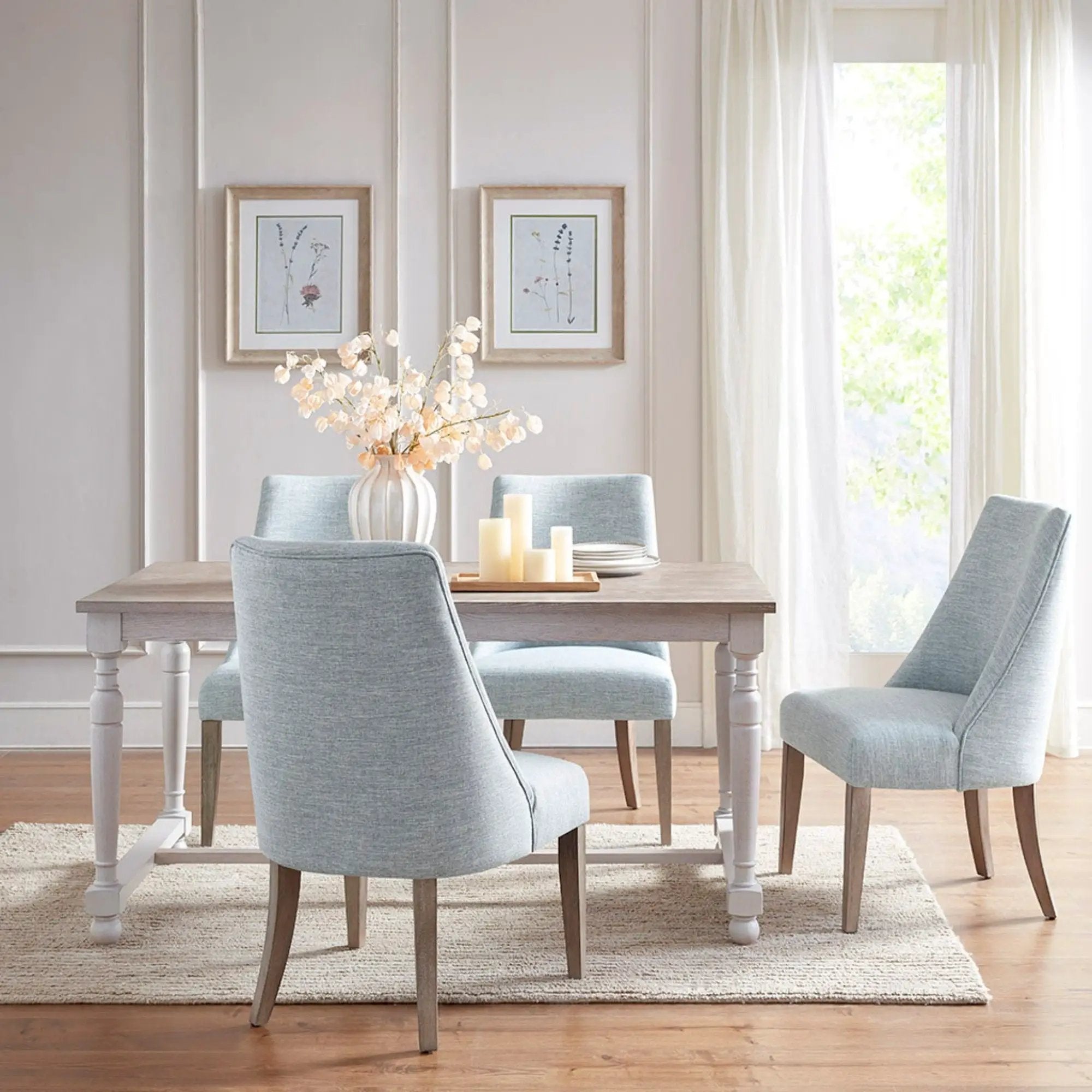 Comfortable Dining Chair Upholstered (Set of 2) by HouseOfZazla