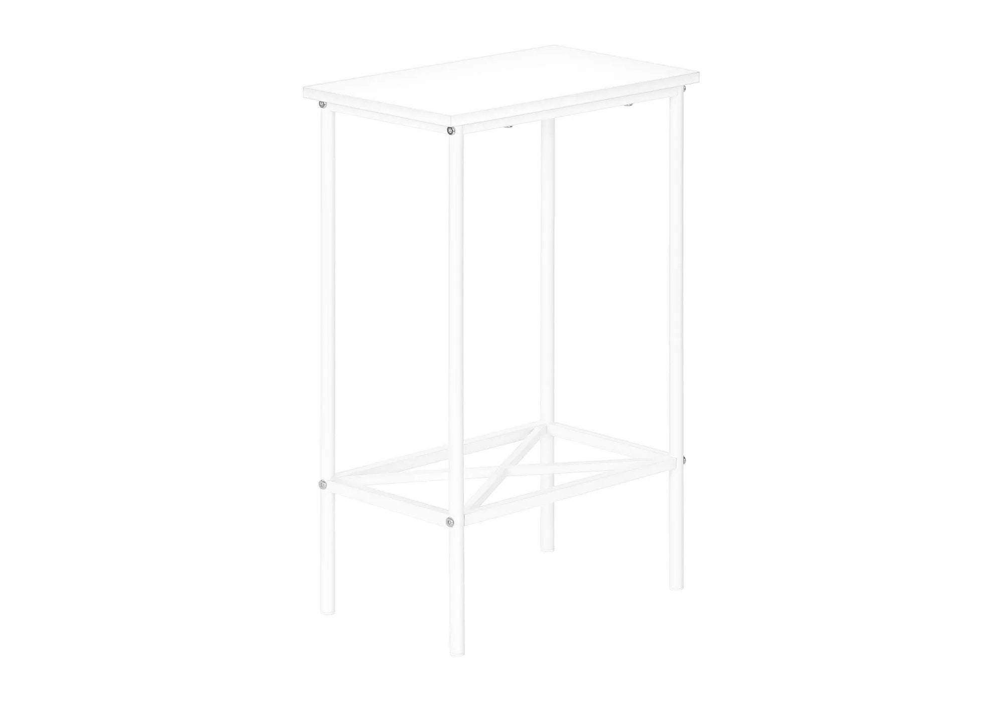 Accent Side Table, Narrow, Small, 2 Tier, Contemporary & Modern by Unique Piece Furniture
