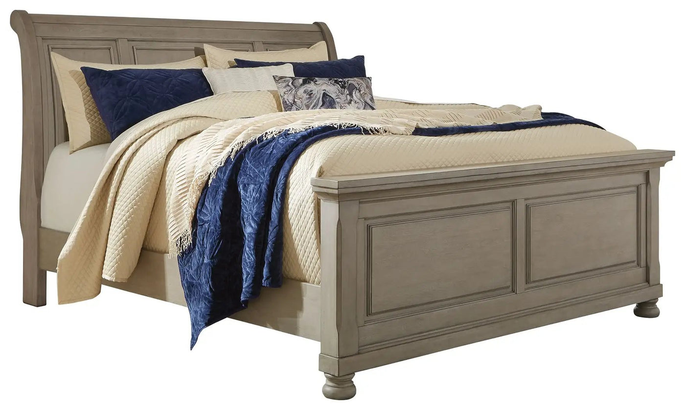 Lettner - Sleigh Bed by Unique Piece Furniture