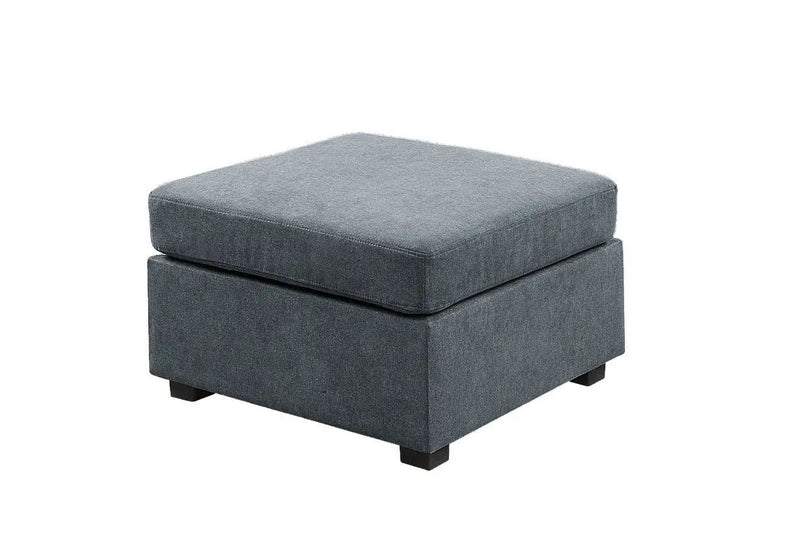 Isla - Fabric Sectional Sofa With Ottoman by HouseOfZazla
