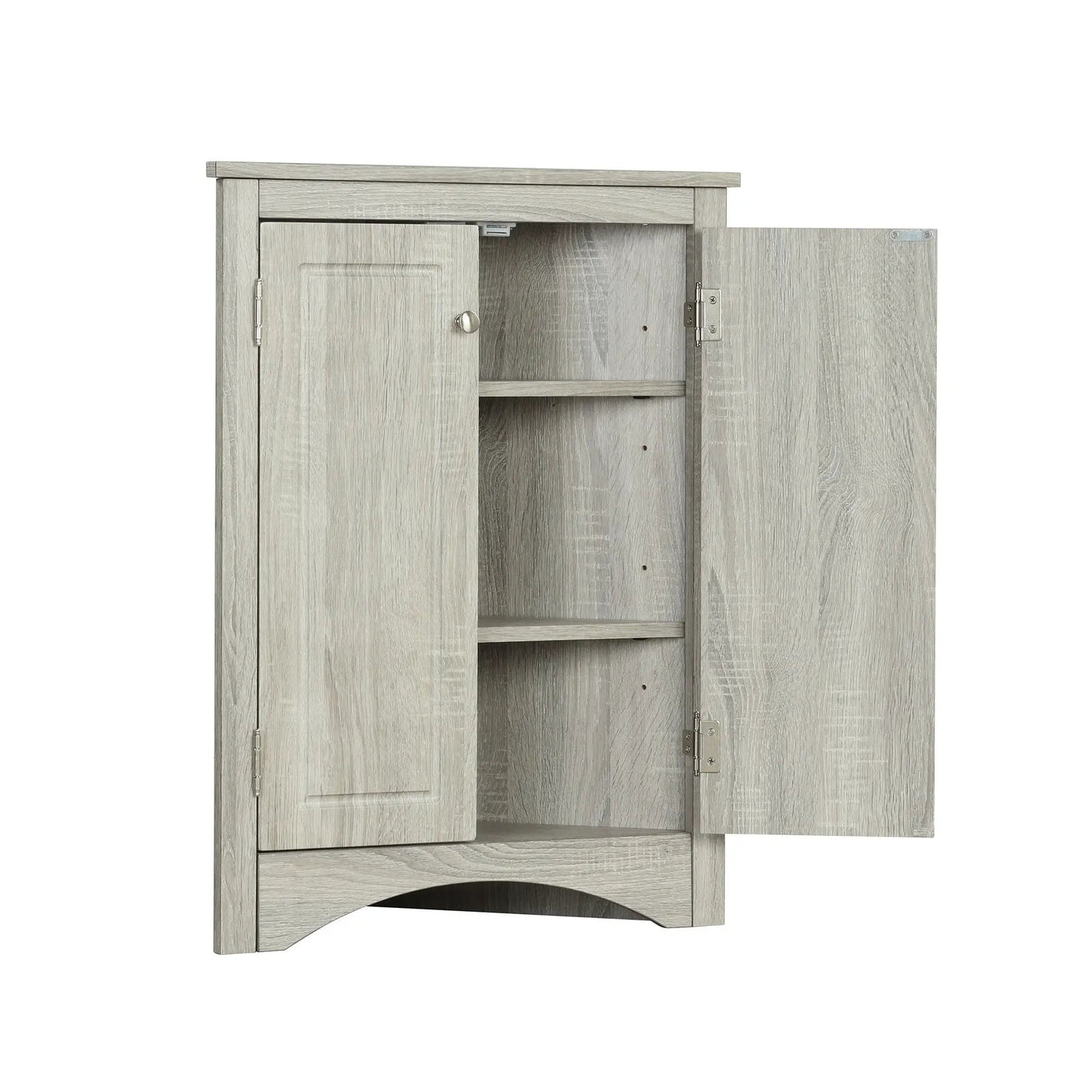 Triangle Bathroom Storage Cabinet With Adjustable Shelves, Freestanding Floor Cabinet For Home Kitchen by HouseOfZazla