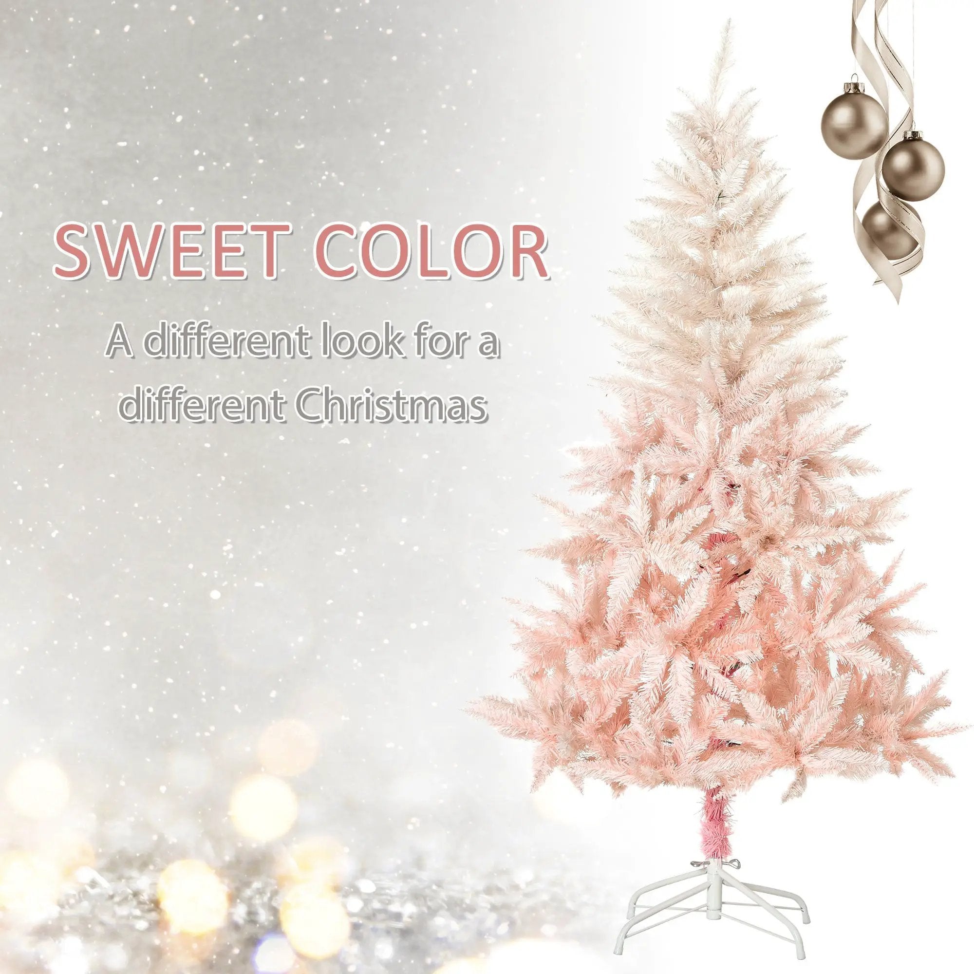 HOMCOM 7ft Unlit Spruce Artificial Christmas Tree by HouseOfZazla