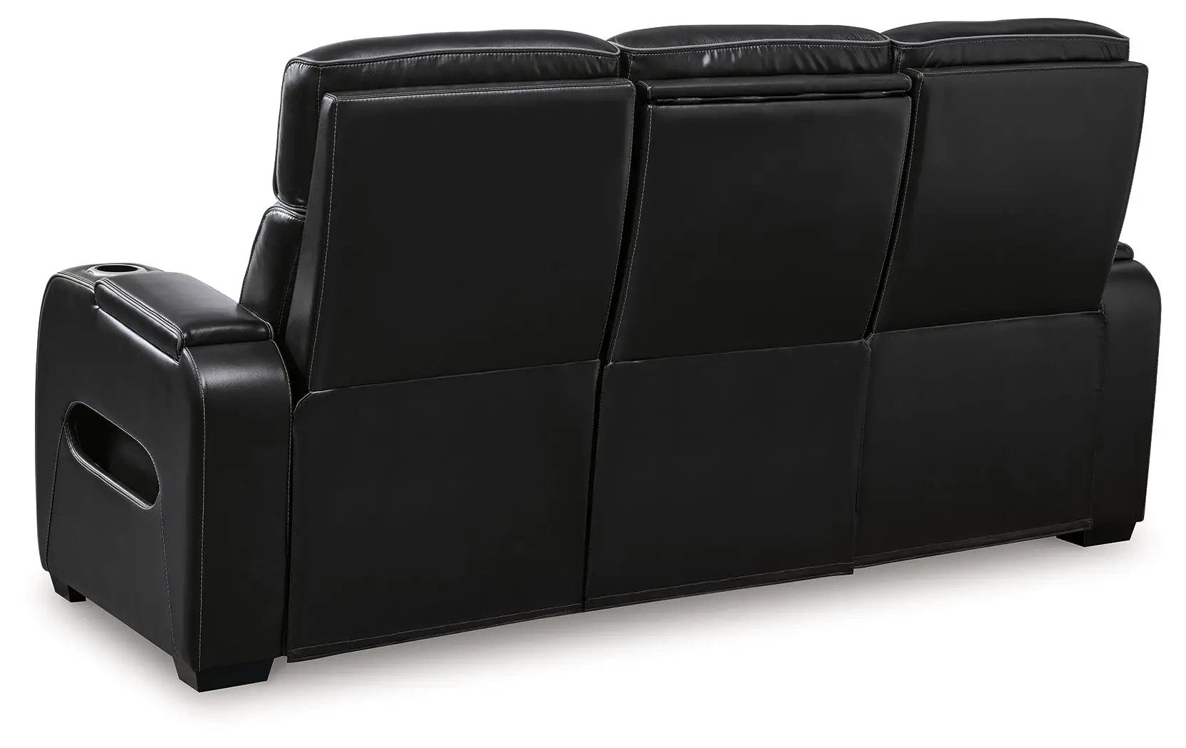 Boyington - 2 Pc. - Power Reclining Sofa And Loveseat - Black by Unique Piece Furniture