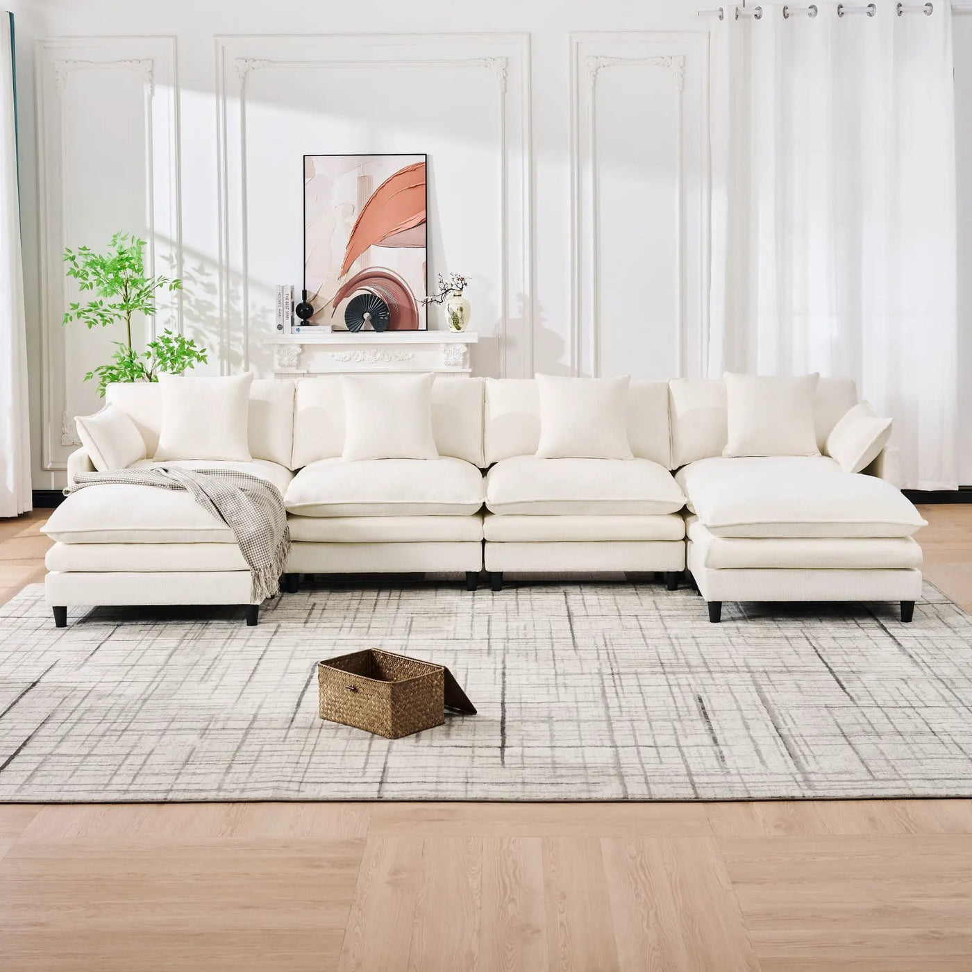Sofa With Modular Design by HouseOfZazla