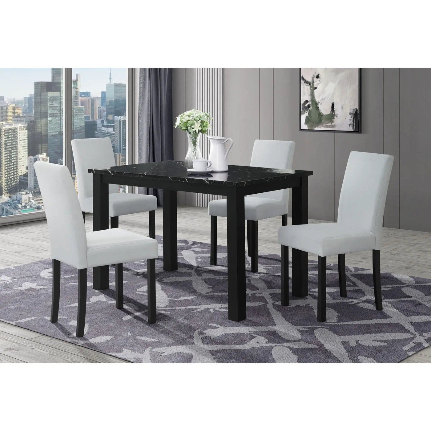 Sarang - Dining Table And Chairs Set by Unique Piece Furniture